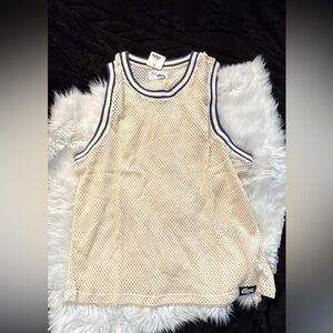 EPTM Cream Mesh Tank Top